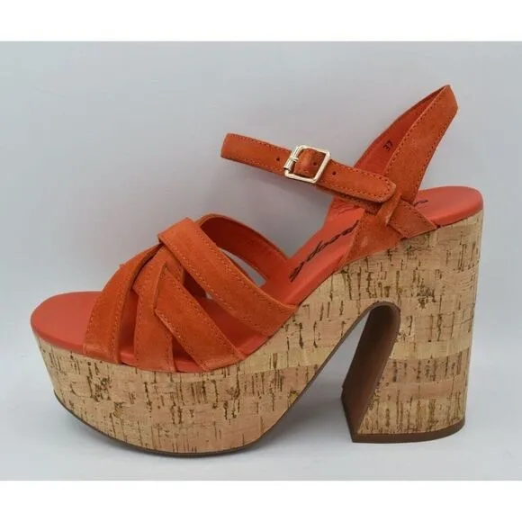 Free People Womens Size EU 38.5 US 8.5 Lisbon Sunstar Mary Jane Platform Sandals