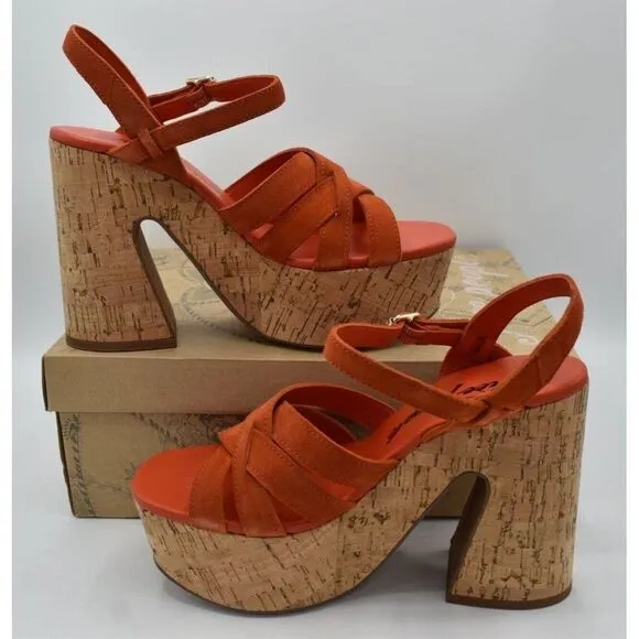 Free People Womens Size EU 38.5 US 8.5 Lisbon Sunstar Mary Jane Platform Sandals