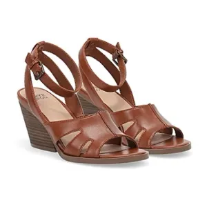 Frye and Co. Women’s Brown Gelsey Heeled Open Toe Sandals Size 6.5