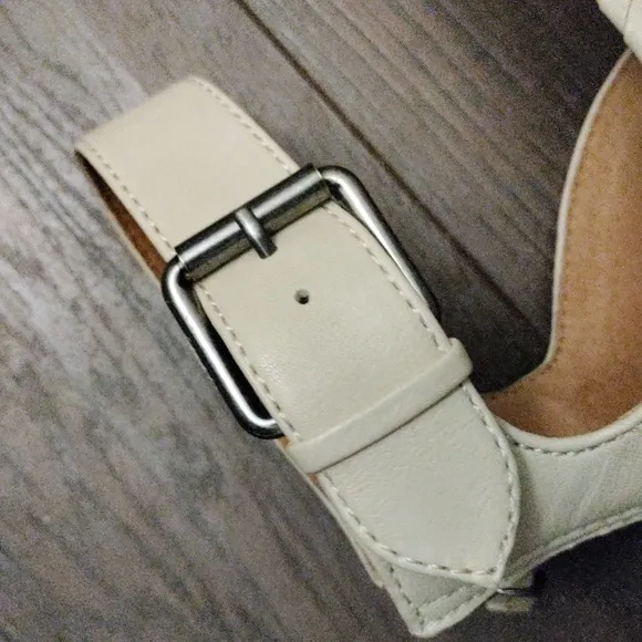 Frye Brielle Back-Zip Wedge Sandals