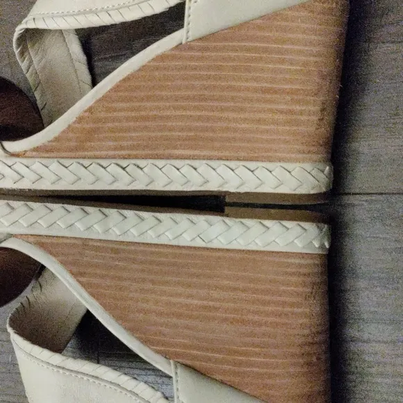 Frye Brielle Back-Zip Wedge Sandals