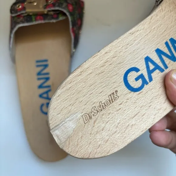 GANNI x DR. Scholl’s Sandals In Flower Beet Red Size Sz 7