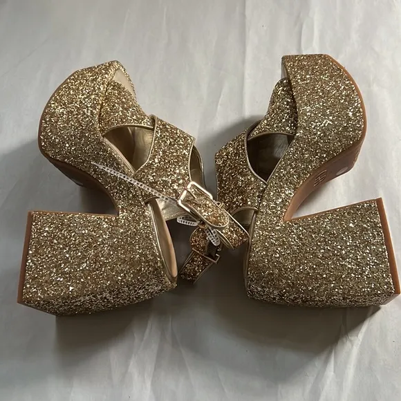 GBFriday-Nite Glitter Platform Dress Sandals