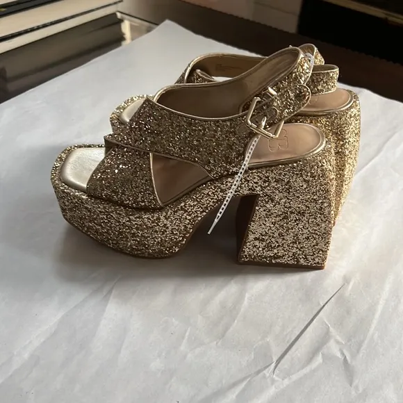 GBFriday-Nite Glitter Platform Dress Sandals