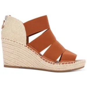 Gentle Souls Charli Four Elastic Wedge Sandals New