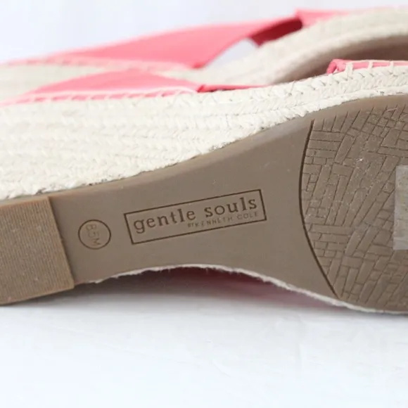Gentle Souls Wedge Sandals NEW Espadrille Shoes Women sz 8.5 Crista