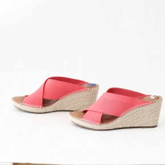 Gentle Souls Wedge Sandals NEW Espadrille Shoes Women sz 8.5 Crista