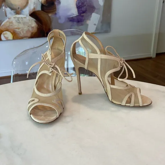 Gianvito Rossi Lace Up Sandals