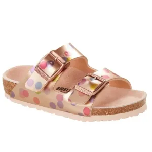 Girls polka dot Arizona birkenstock sandals