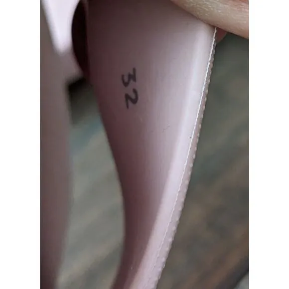 Givenchy Kids Girls Logo Pool Sandals Pink Black 32 EU 13 US USA