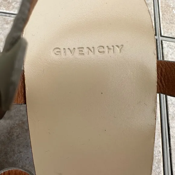 Givenchy  Platform Leather Sandals