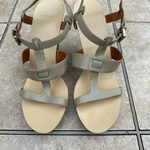 Givenchy  Platform Leather Sandals