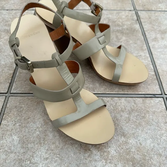 Givenchy  Platform Leather Sandals