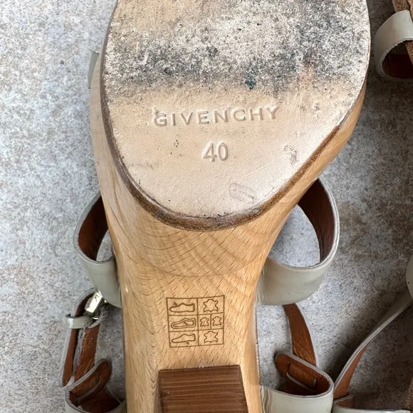 Givenchy  Platform Leather Sandals