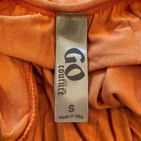 Go Couture Modal Maxi Dress in Butterum / Orange NWOT Size Medium