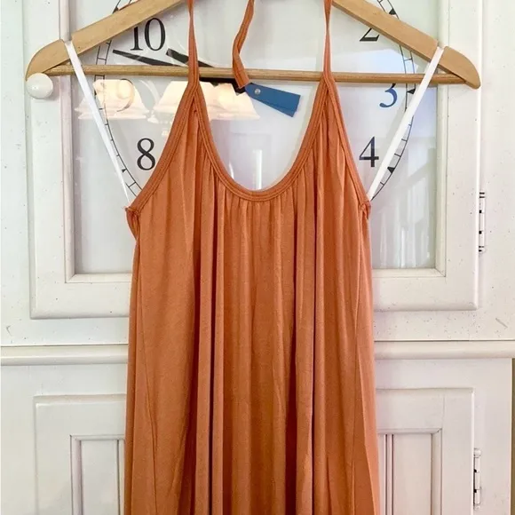 Go Couture Modal Maxi Dress in Butterum / Orange NWOT Size Medium