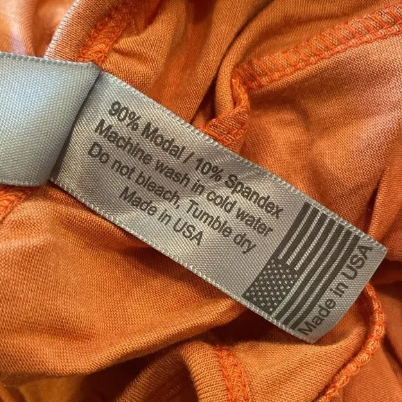 Go Couture Modal Maxi Dress in Butterum / Orange NWOT Size Medium