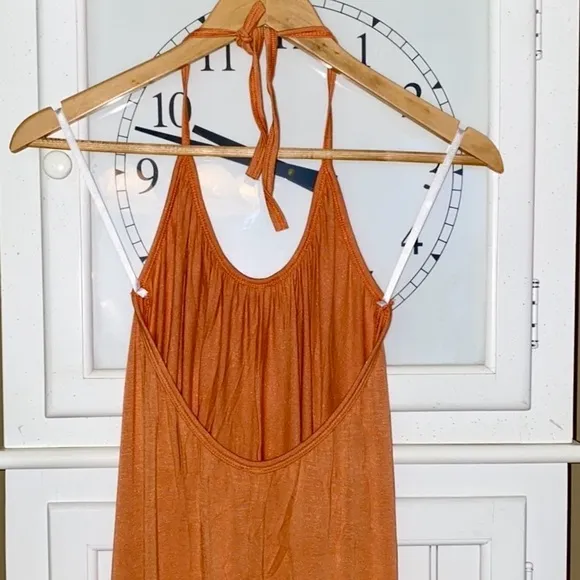 Go Couture Modal Maxi Dress in Butterum / Orange NWOT Size Medium