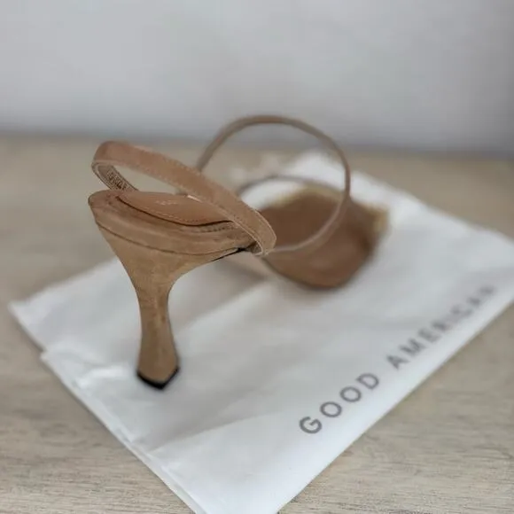 Good American | The Standout Square Toe Sandal