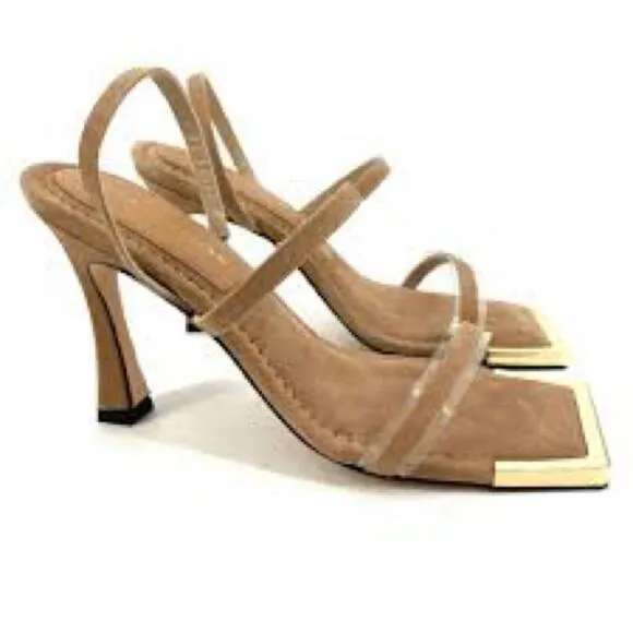 Good American | The Standout Square Toe Sandal