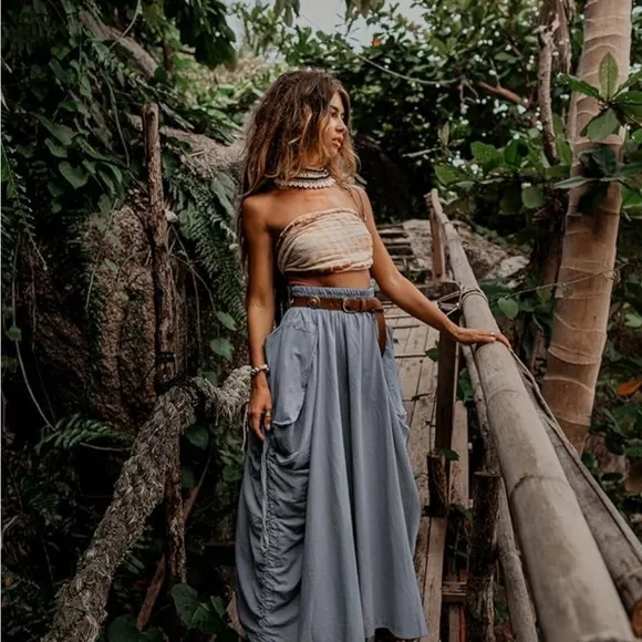 Gorgeous Effortless Boho Maxi Skirt.  Many colors available.