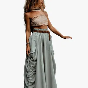 Gorgeous Effortless Boho Maxi Skirt.  Many colors available.