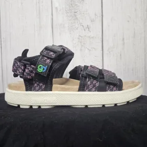 Gravity Defyer G-Defy Cafe Black &amp; Pink VersoCloud Sandals, sz 8