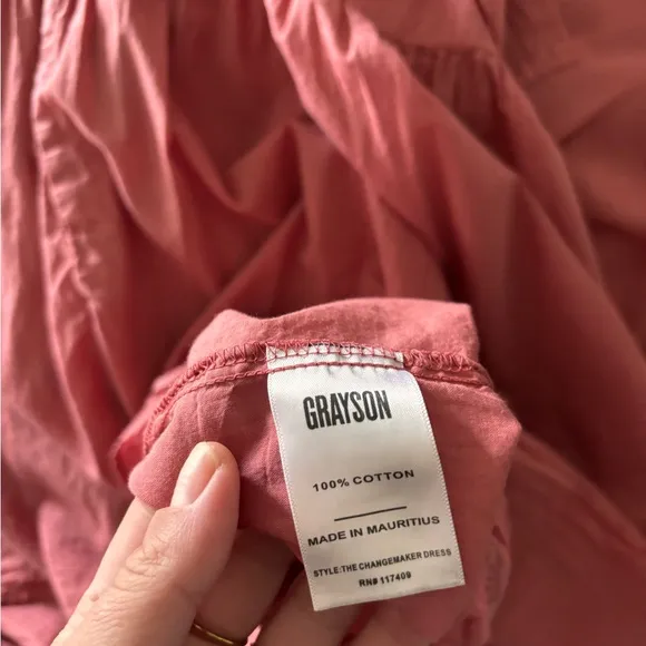 Grayson Changemaker Dress in Rosewood Size 3/M