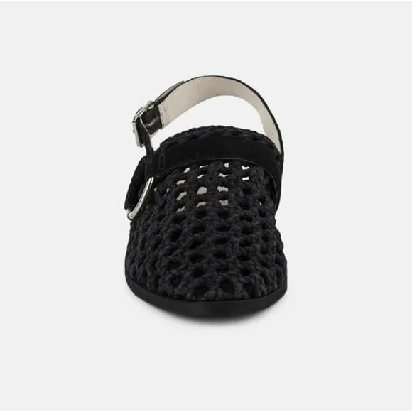 [H109] RAG &amp; CO [ROSALIE] Black Block Heeled Sandal, Size 7