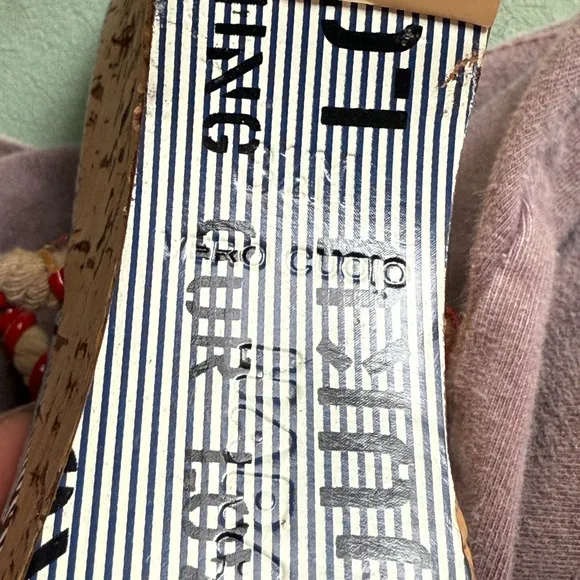 Harajuku Lovers Nautical Rope Wedge Sandals