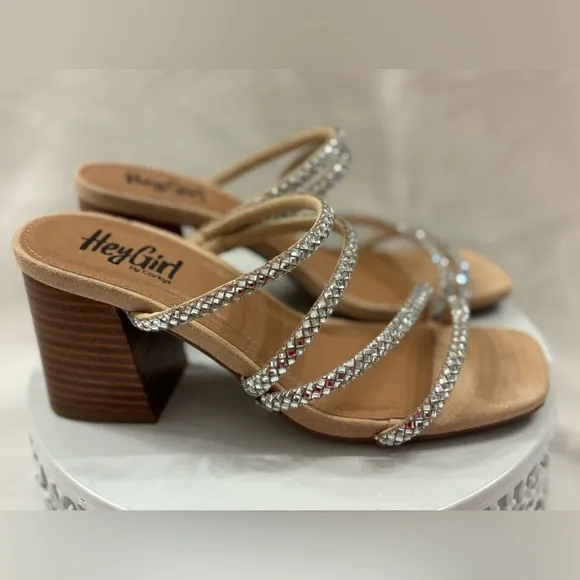 Hey Girl by Corky's Dreamy Crystal heels Size 6