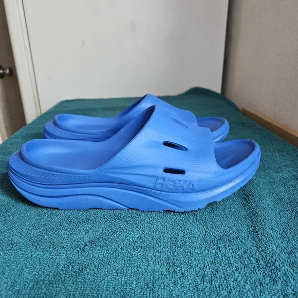 Hoka Blue Slide Recovery Sandal Unisex M10/W12