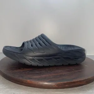 Hoka One One Ora Men’s 9 Women’s 11 Recovery Slides Ultra Comfort Black Sandals