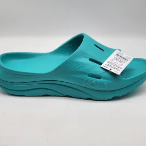 Hoka Ora Recovery Slide 3 Mens Sandals Ceramic Blue FL1123A Size 11