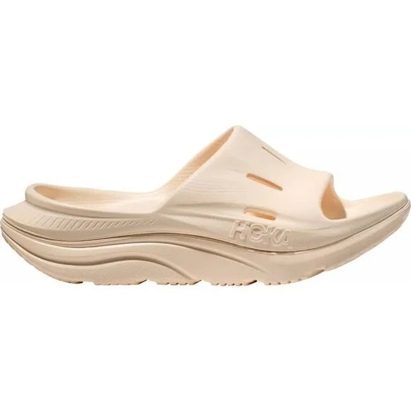Hoka Ora Recovery Slides 3 Comfort Sandals US Men's 12 / Women's 14, Vanilla, NE