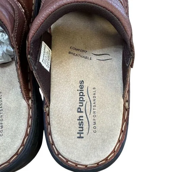Hush Puppies Beachbreak II Men's Slide Sandals Brown Size 11