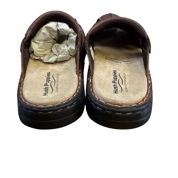 Hush Puppies Beachbreak II Men's Slide Sandals Brown Size 11