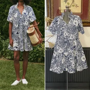 Hyacinth House Tuckernuck Thea Tiered Floral Mini Dress - Sz XXS 🧡🎀
