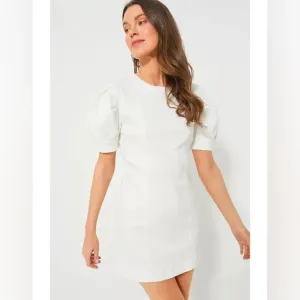 Hyacinth House‎ White Stretch Denim Juniper Mini Dress Sz L NWT Tuckernuck