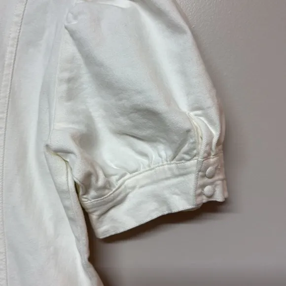 Hyacinth House‎ White Stretch Denim Juniper Mini Dress Sz L NWT Tuckernuck
