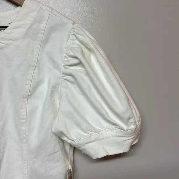 Hyacinth House‎ White Stretch Denim Juniper Mini Dress Sz L NWT Tuckernuck