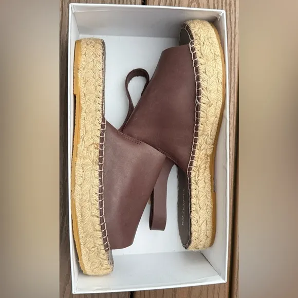 Ilse Jacobsen Chocolate Espadrille Sandals - EU 40 / US 9–9.5