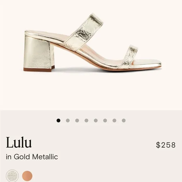 INEZ Lulu Gold Sandals - Luxe Spanish Uppers, Kidskin Lining.. 10M. NWOT.