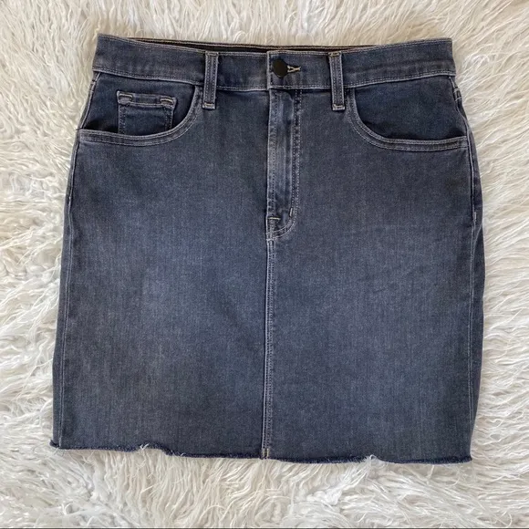 J Brand Lyla denim mini high waisted skirt $198