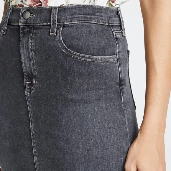 J Brand Lyla denim mini high waisted skirt $198