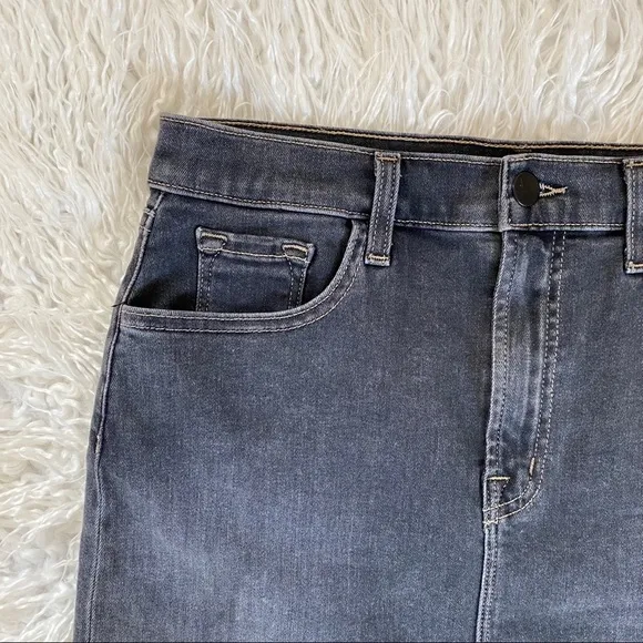 J Brand Lyla denim mini high waisted skirt $198