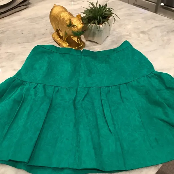 J Crew Kelly Green Brocade Mini 6 NWT! 🌴💕 1D1