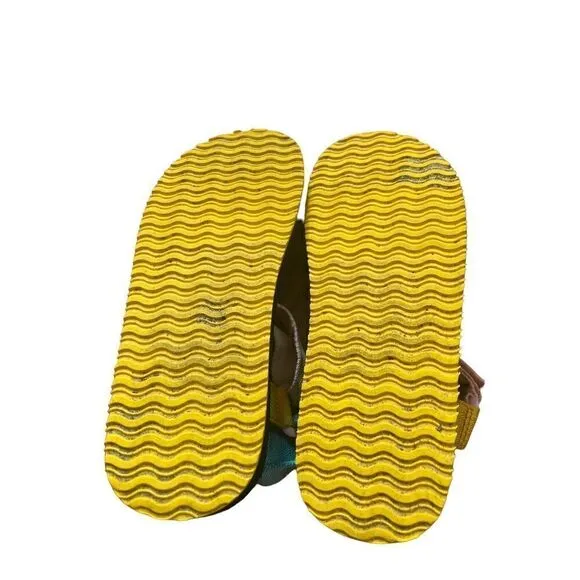 J Crew Sporty strap sandals in colorblock