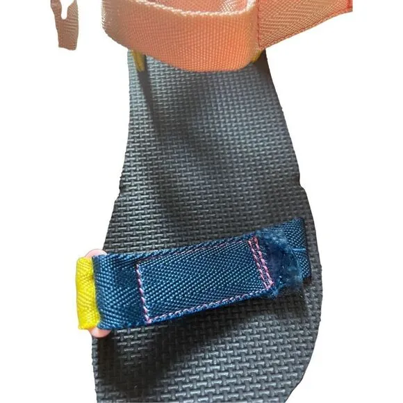 J Crew Sporty strap sandals in colorblock