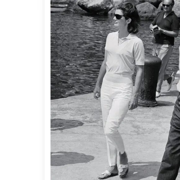 Jack Rogers Jackie Kennedy’s Flat Sandals Platinum